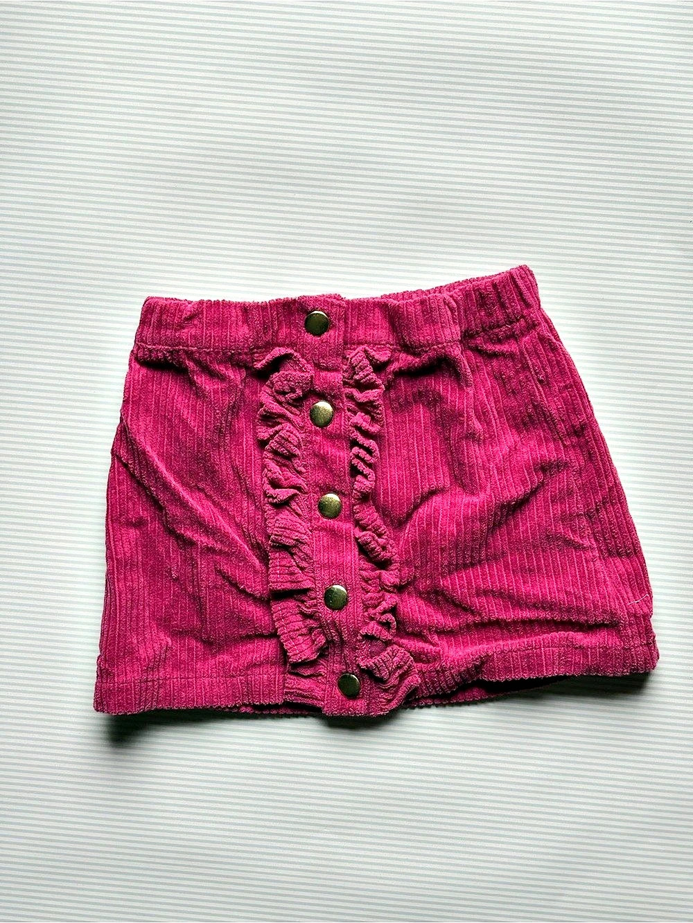 Flapdoodles Girls XS (4/5) Pink Corduroy Skirt